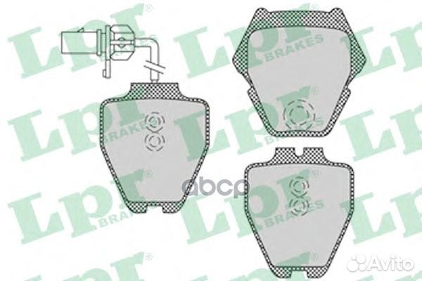 Колодки тормозные audi A6/A8 96-05 передние 8шт