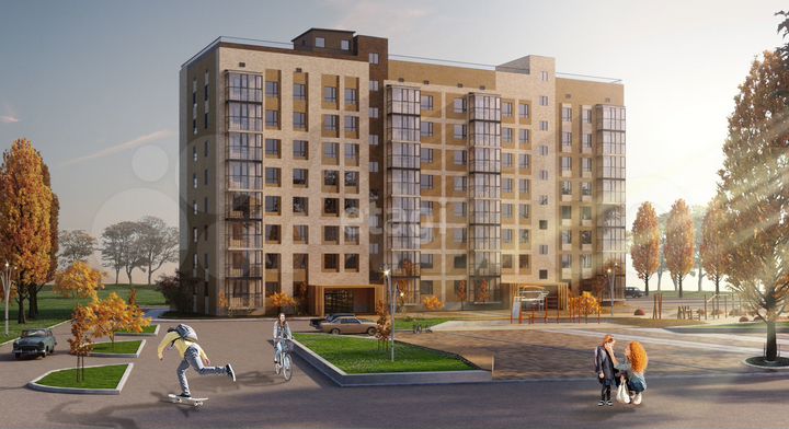 1-к. квартира, 49,5 м², 6/8 эт.