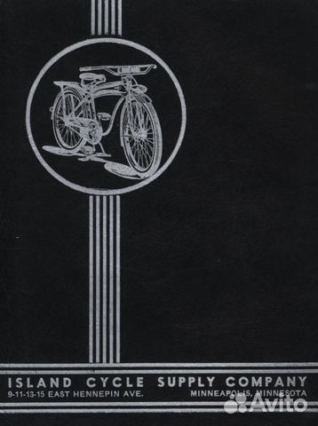 Каталог велосипеды и аксессуары Америка 1938 Копия