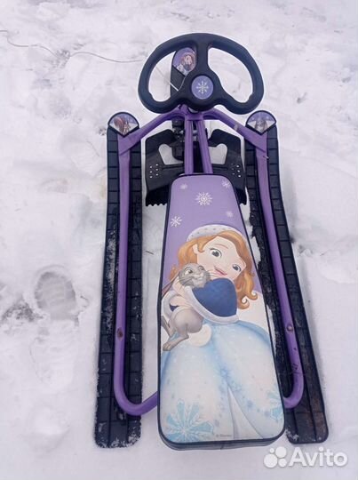 Детский снегокат бу