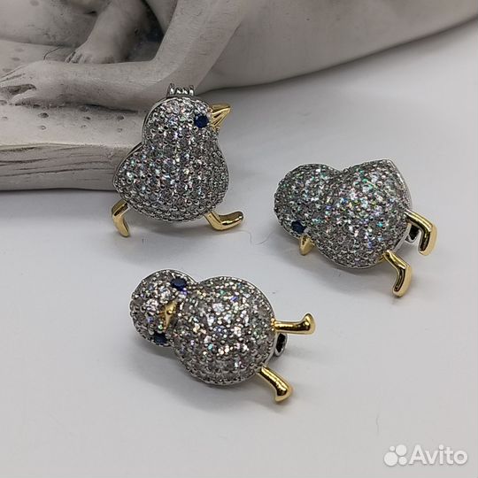 Брошь (сет 3 шт.)