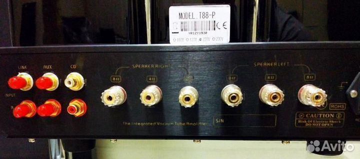 Мощный ламповый усилитель Sansui T88-P