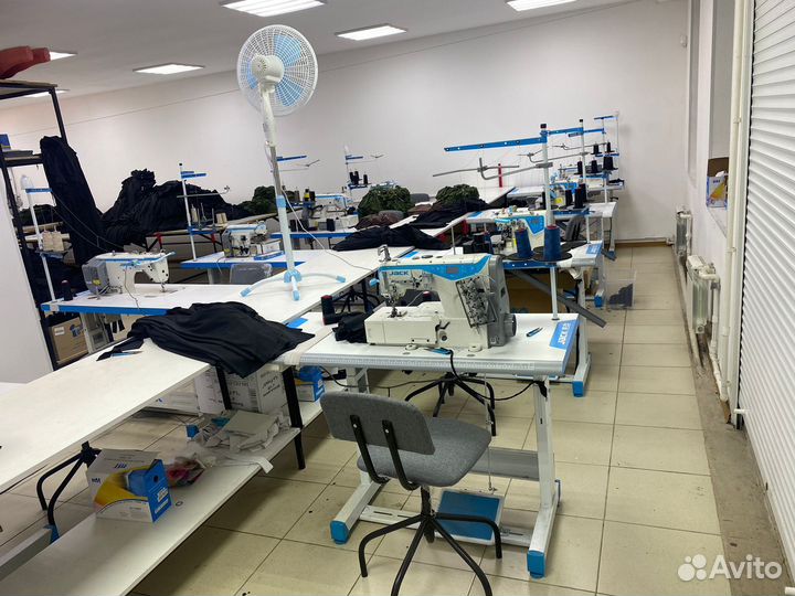 Продажа готового швейного цеха с оборудованием
