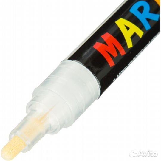 Маркер акриловый M&G 2 мм белый, уп2шт
