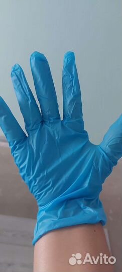 Перчатки медицинские нитриловые