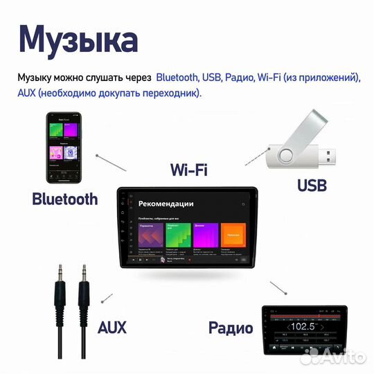 Магнитола Android Honda Civic 8 FK FN FD 2005-2012