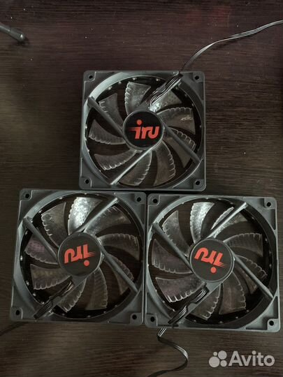 3 вентилятора iru для пк 120мм