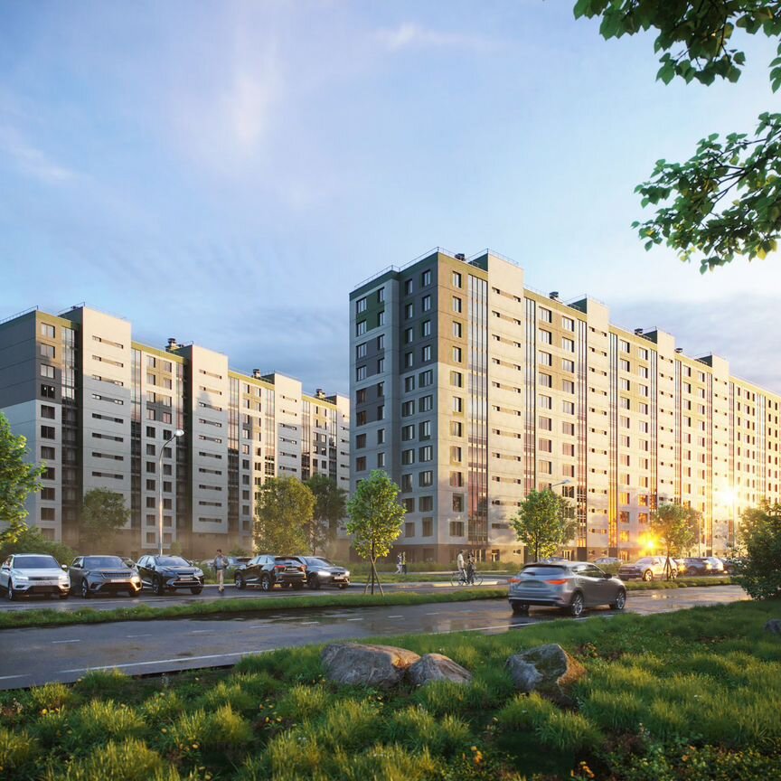 2-к. квартира, 56 м², 3/12 эт.