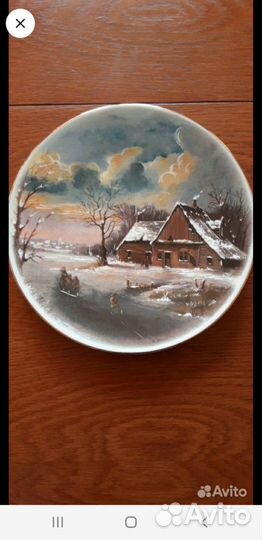 Настенные тарелочки, Времена года, Цена за 4 шт