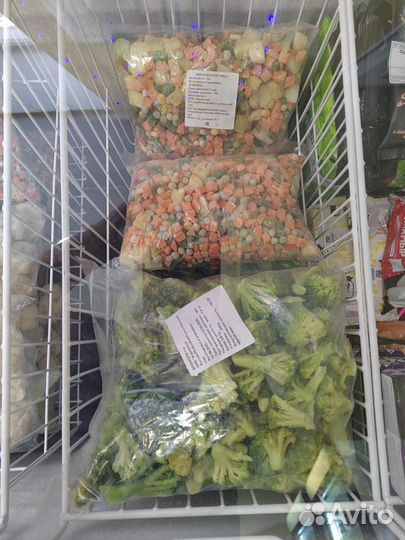 Замороженные ягоды и овощи