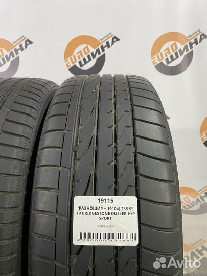 Bridgestone Dueler H/P Sport 235/55 R19 и 255/50 R19