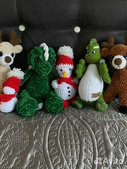 Вязаные игрушки ручной работы