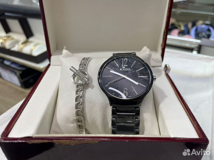 Часы женские керамические Rado с браслетом