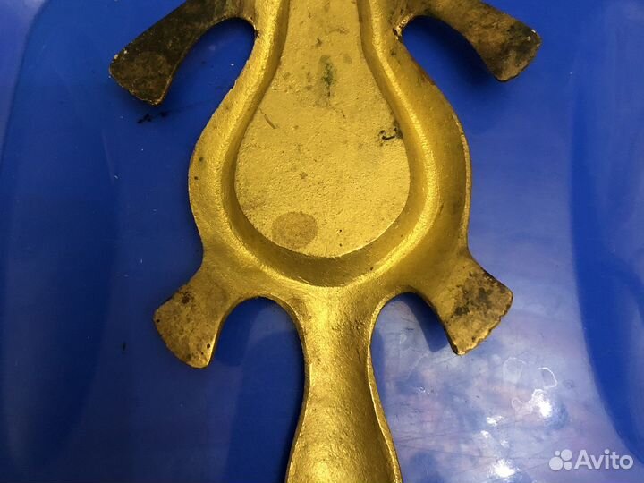 Пепельница из латуни