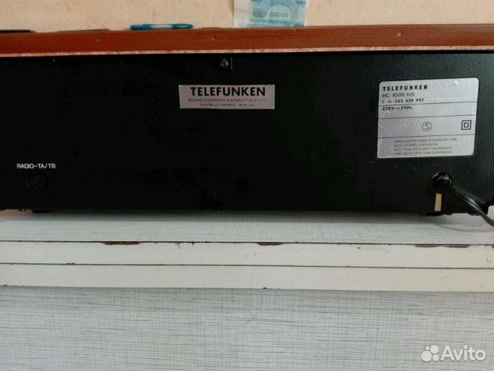 Дека Telefunken HC 1000 hi-fi