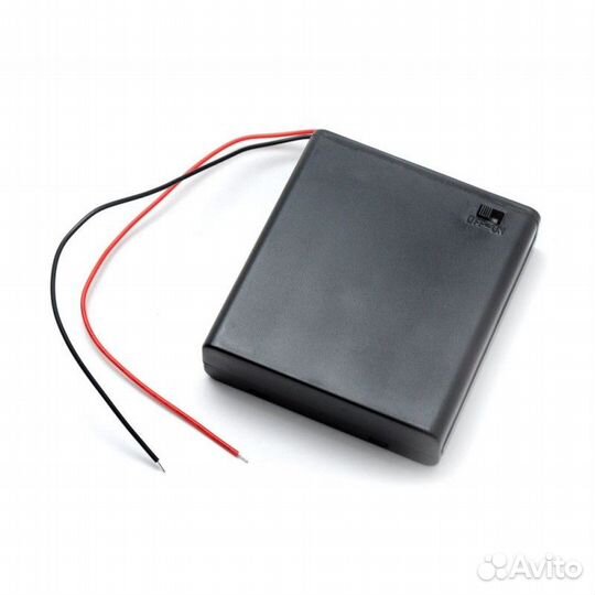 Батарейный отсек UM-3x4 (4 x аа) с выключателем