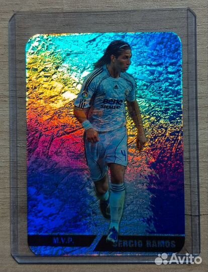 Футбольная карточка.Серхио Рамос MVP 2007