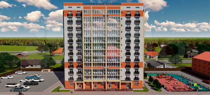 2-к. квартира, 79,1 м², 4/12 эт.