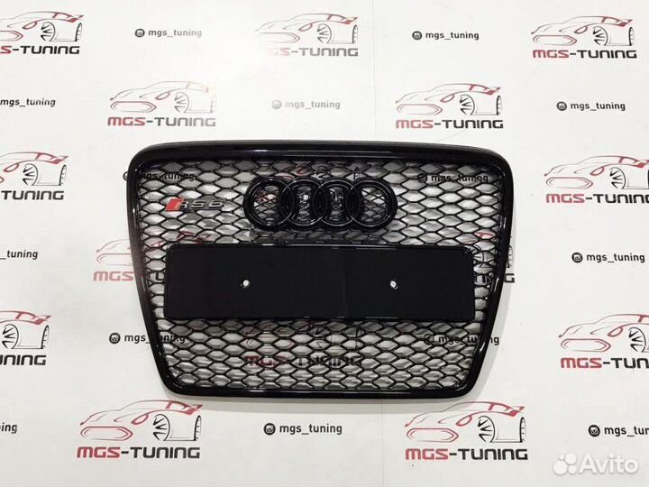 Решетка на Audi A6 в стиле RS6 кузов 04-11 г