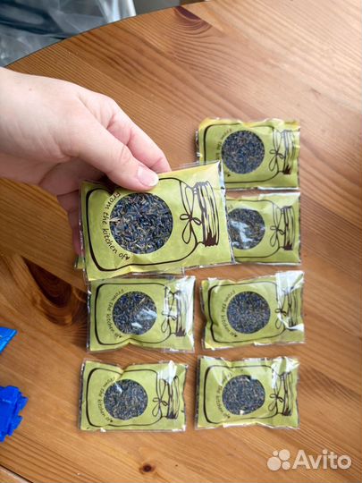 Саше лавандовое, сухие цветы лаванды