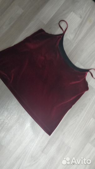 Бархатный топ