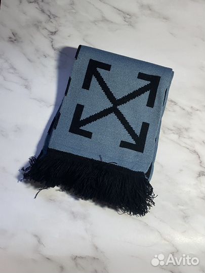 Мужской шарф off white