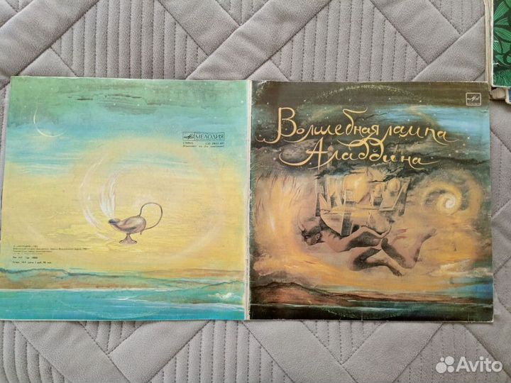 Виниловые пластинки сказки детские