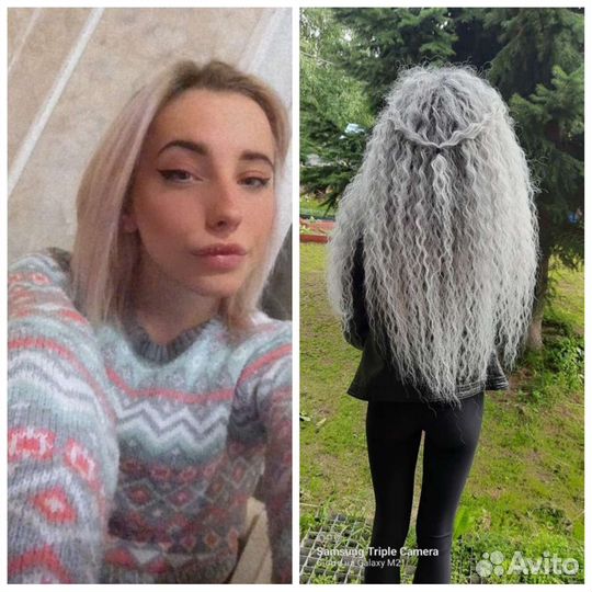 Афрокудри на каркас