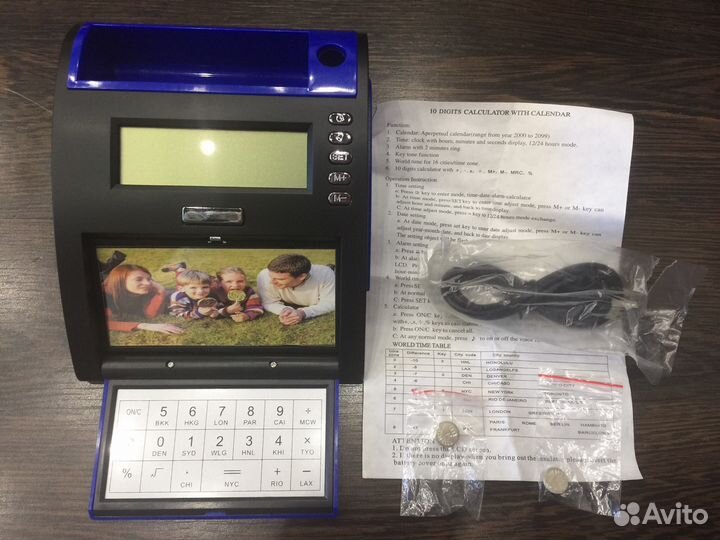 Цифровой настольный органайзер с 4 usb портами