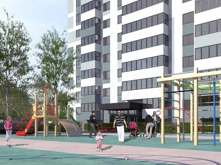 3-к. квартира, 88,7 м², 12/17 эт.