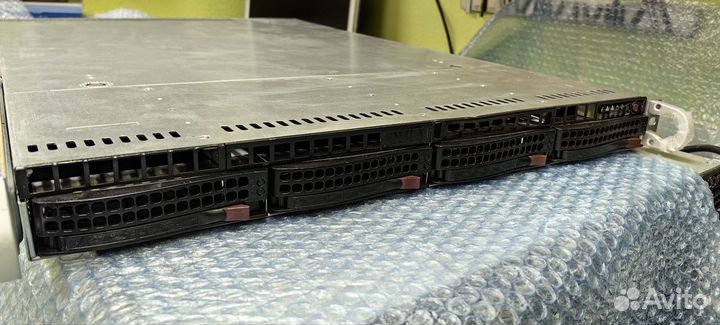 Сервер Supermicro 6017R 2x E5-2667v2 128GB озу 1U