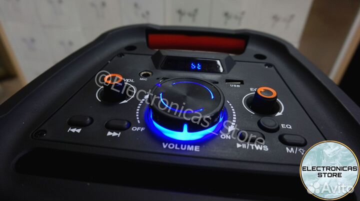 Огромная Колонка бт Спикер ZQS-6213 White LUX