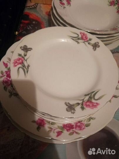 Вынтажные японские тарелки