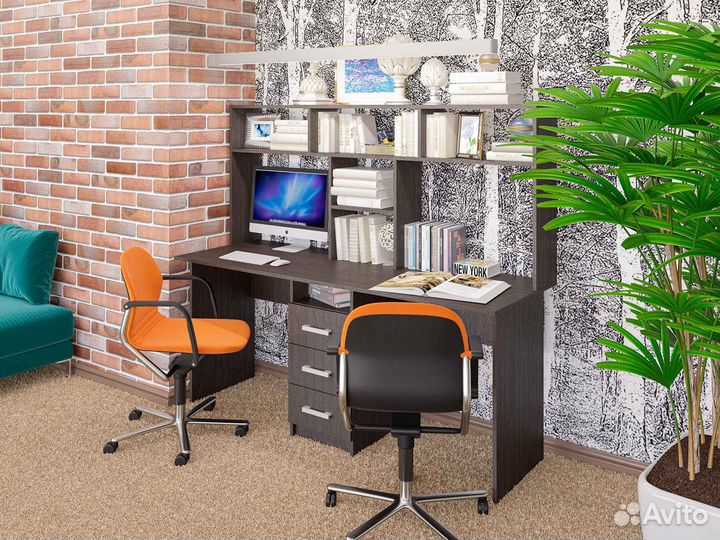 Стол компьютерный для двоих Ск-58