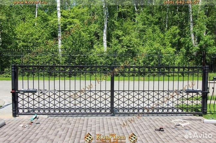 Металлические кованые ворота. Art: O215