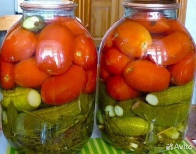 Огурцы, помидоры маринованные домашние