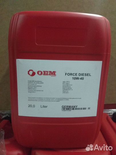 Масло OEM Dizel 10W40 20L(для Scania) (Германия)