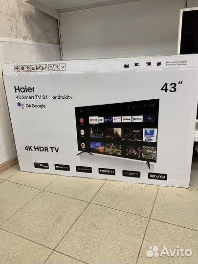 Телевизор Haier 43 SMART tv 4k