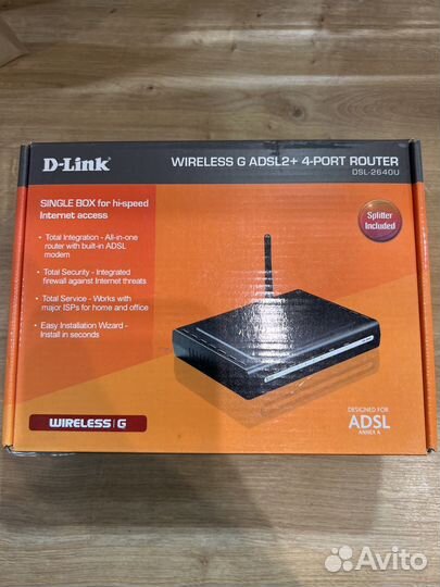 D link dsl 2640u