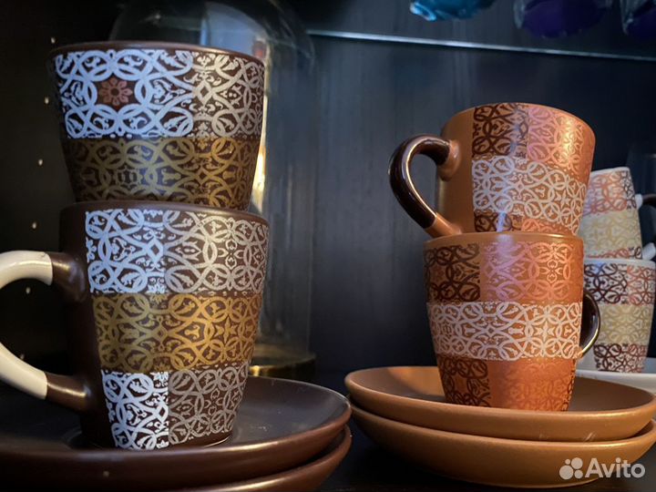 Кофейный сервиз на 6 персон (12 предметов)