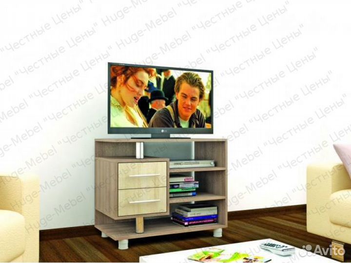 Тумба тв 011 2Я Ясень / Сонома