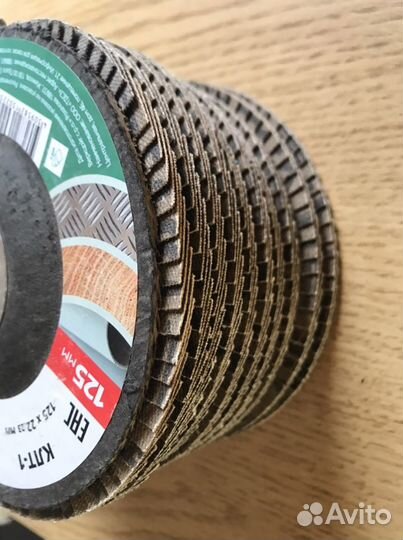 Круг лепестковый торцевой клт 1 Ф125х22 Р120