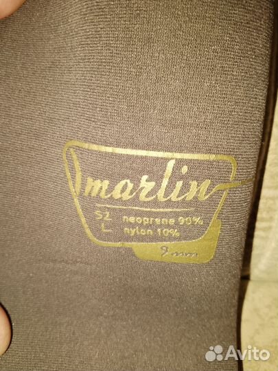 Продам гидрокостюм Марлин Прайд оливковый 9мм