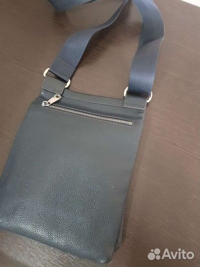 Сумка мужская 100 кожаная оригинал 25см на 20см