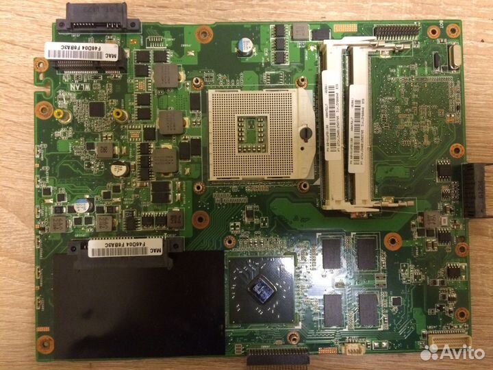 Материнская плата Asus K52JR K52JE K52JT+разбор
