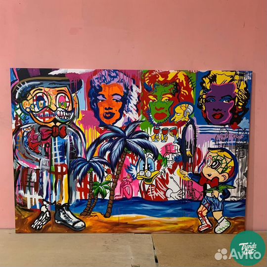 Современные картины в интерьер в москве заказ