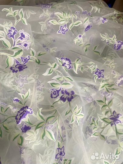 Тюль органза 4м новая