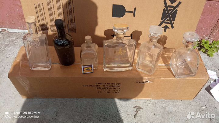 Бутылки ч пробками под домашнее вино