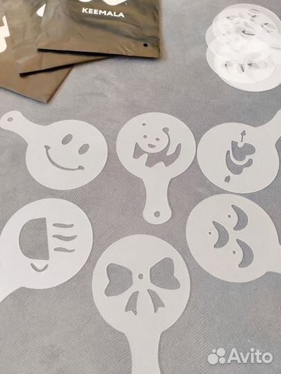 Трафареты для кофе, трафареты для выпечки