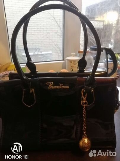 Сумка женская натуральный лак